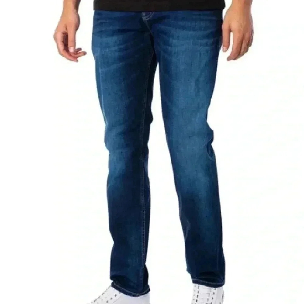 Bundle of 2-[W34/L34]Tommy Hilfiger High Waist  Classic Straight Men Jeans